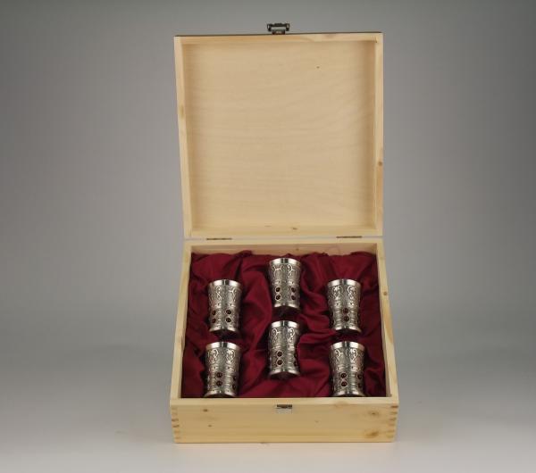 Набор д/водки 6 предметов "Rubin" дер. коробка