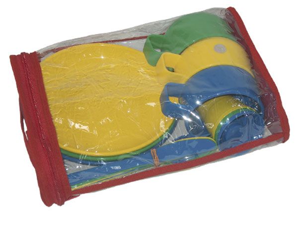 Дорожный набор  на 3 персоны в мягком футляре